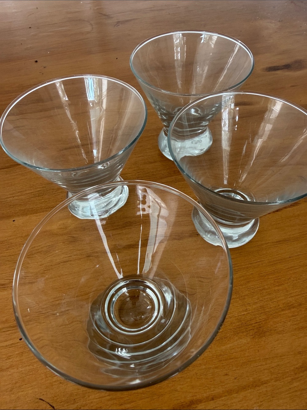 Clear Glass Dessert Cups - Set of 8
